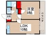 マンション南松戸（３０１） 1LDKの間取り