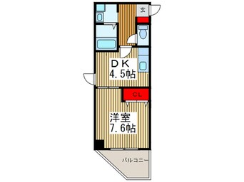 間取図 ラディアントコ－ト