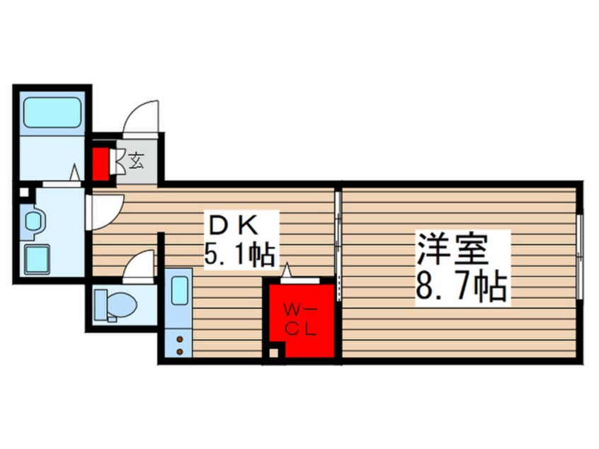 間取図 Ｐａｐｉｒｕｓａ