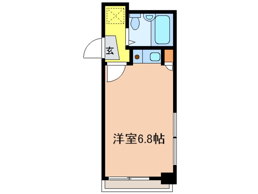 間取図 シャンテ鳥越
