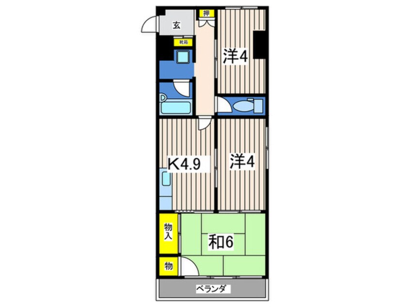 間取図 トリムパークマンション