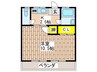 メゾン新川口　西棟 1Kの間取り