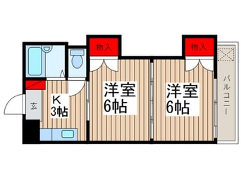 間取図 ペアーパレス