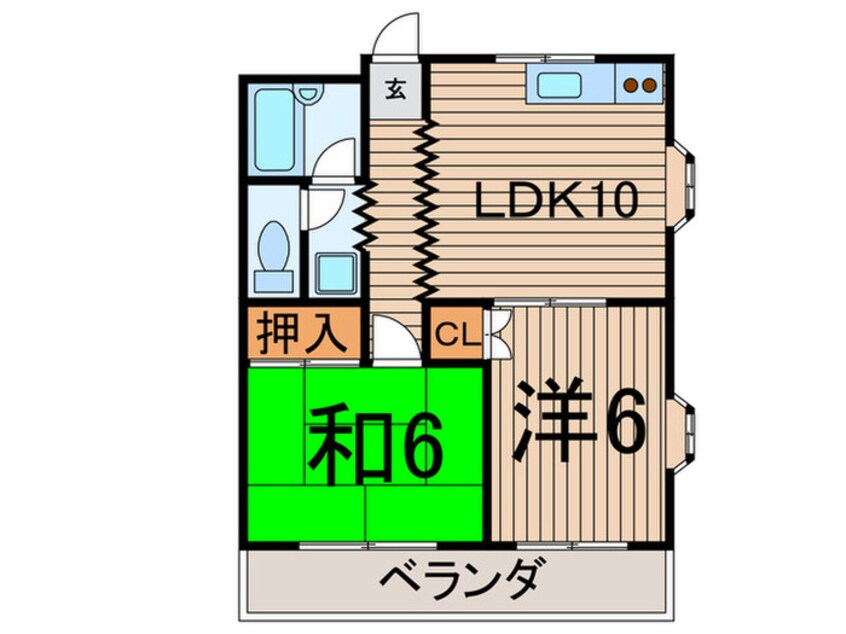 間取図 サンライズ赤羽