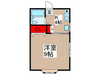 間取図 リディアメゾン所沢