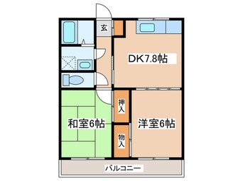 間取図 サカイリバーハイツやすらぎ