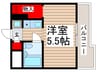 ラレーブ津田沼Ⅳ 1Rの間取り