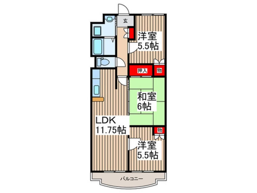 間取図 サンジェルマン　２