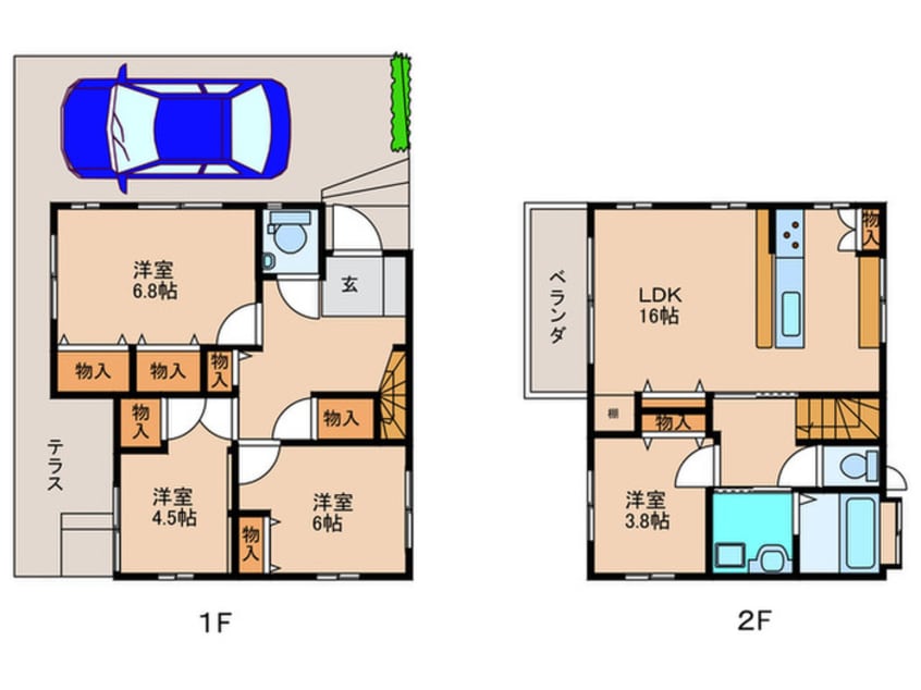 間取図 高島平４丁目戸建