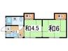 グリ－ンコ－ポ 2Kの間取り