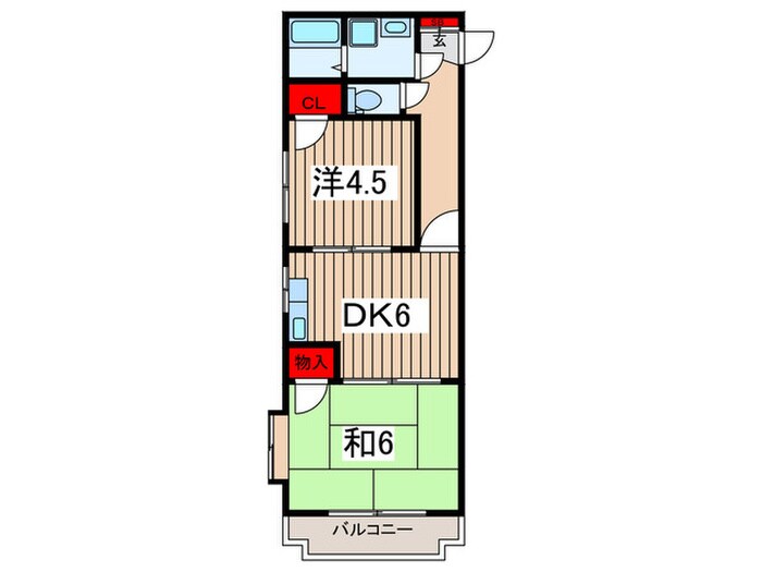 間取り図 サンハイツ上小