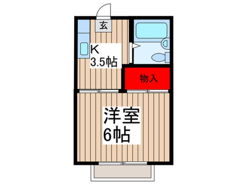 間取図 サンハイツ國京