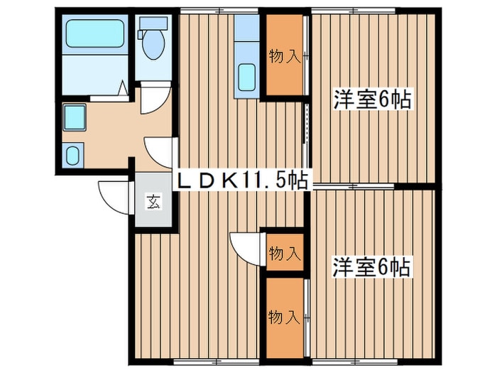 間取り図 サンハイツ