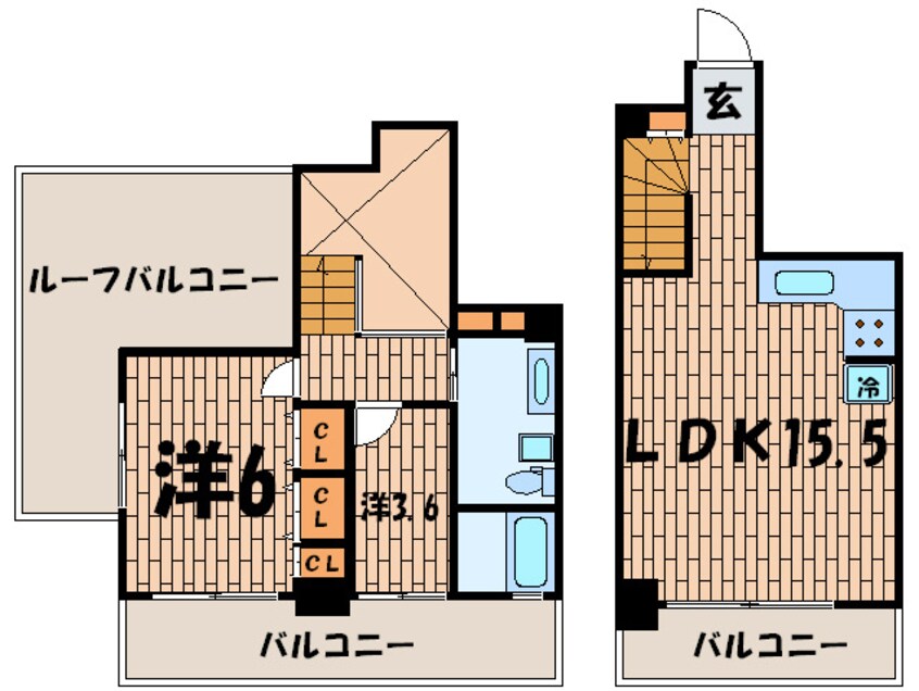 間取図 レジディア南雪谷