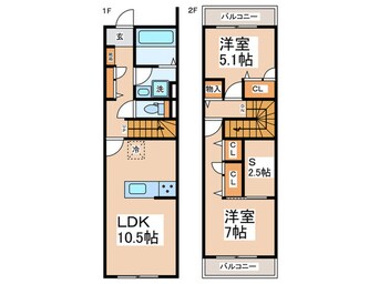 間取図 サンテラス大倉山