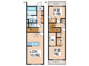 間取図 サンテラス大倉山