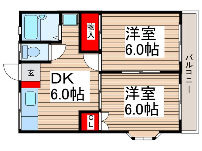 間取図 サンライズ雪平