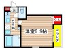 メゾン　グランデール 1Kの間取り