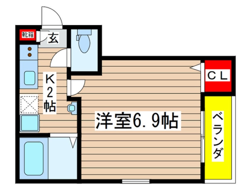 間取図 メゾン　グランデール