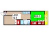 錦糸町ローヤルコーポ（406） 1LDKの間取り