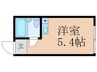 アーバン月島 1Rの間取り