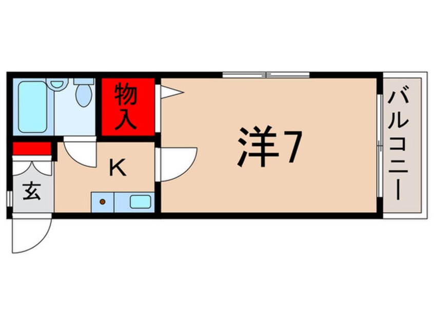 間取図 エメラルドコーポ