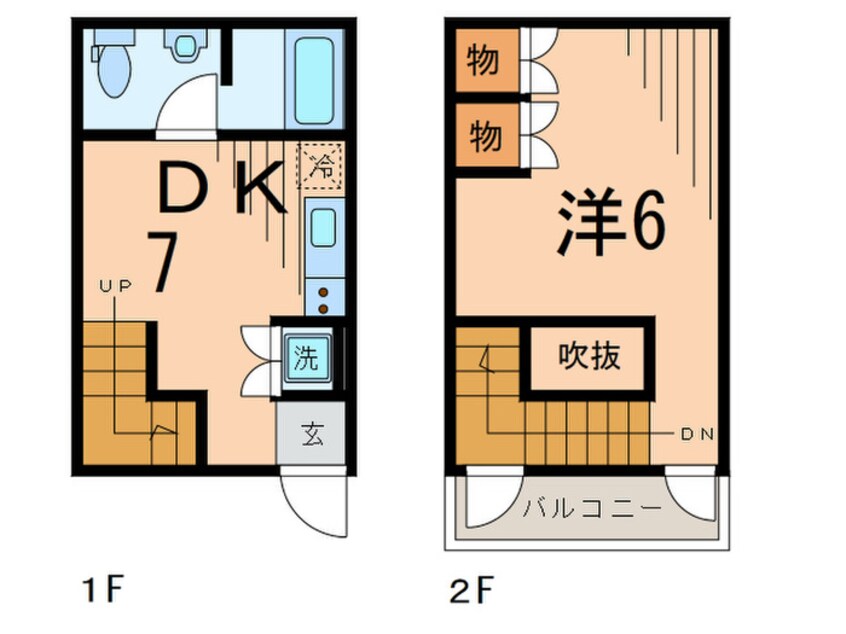 間取図 ＣＡＳＡ　ＳＣＡＬＥ