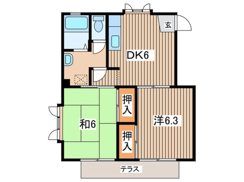 間取図 ヴィラ湘南３