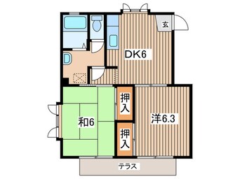 間取図 ヴィラ湘南３