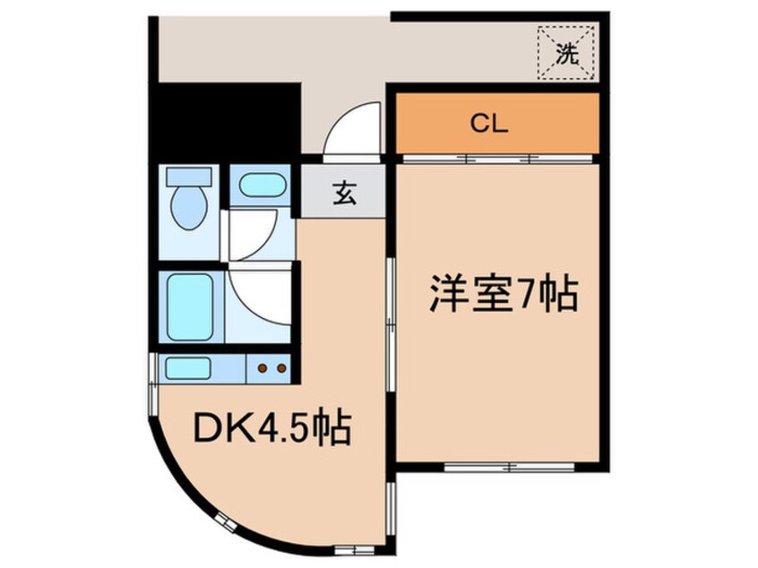 間取図 風見コ－ポ