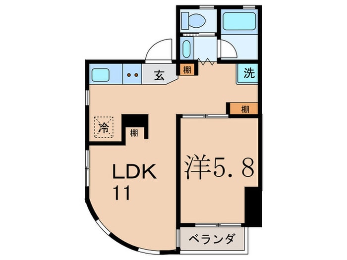 間取り図 風見コ－ポ