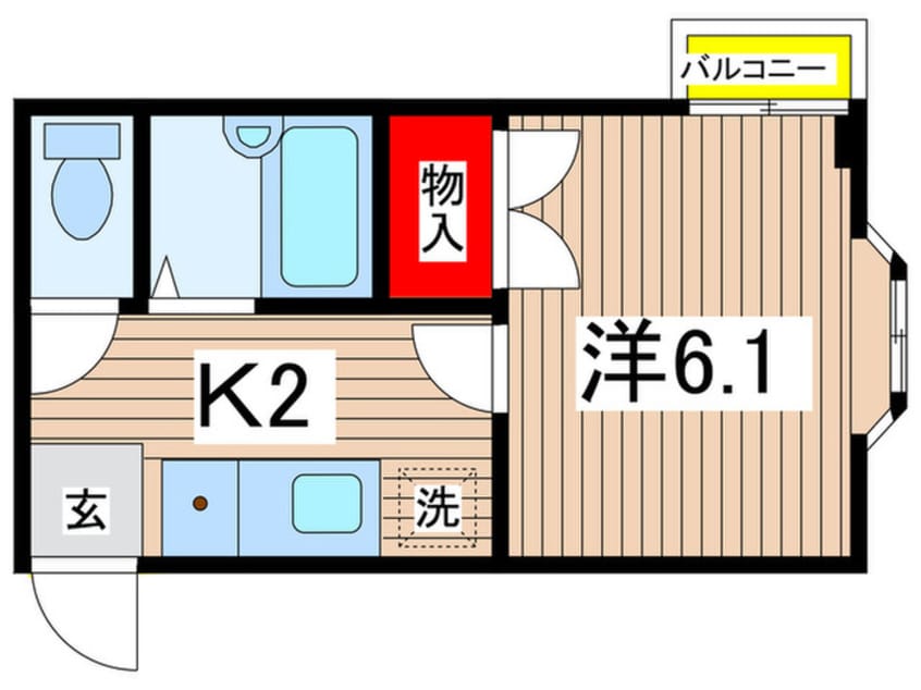 間取図 パ－ルハイツ