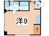 S・T南台 1Rの間取り