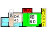 吉田ビル 1DKの間取り