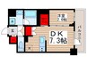 コンフォリア台東根岸 1DKの間取り