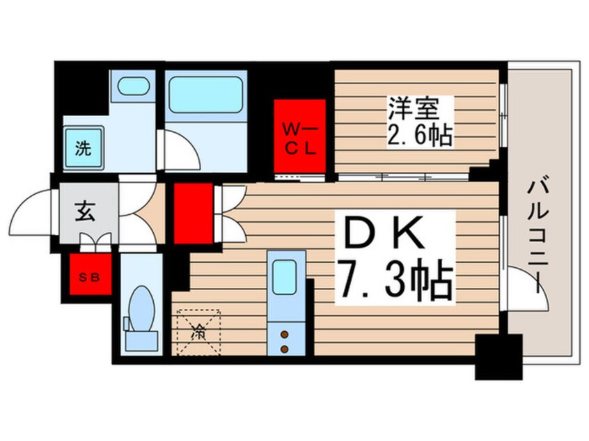 間取図 コンフォリア台東根岸