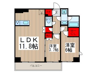 間取図 コンフォリア台東根岸