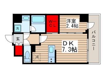 間取図 コンフォリア台東根岸