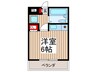 ベルメゾン南浦和 1Rの間取り