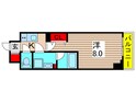 ユリカロゼ五反野Ⅱ（402）の間取図