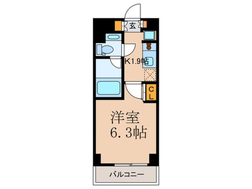 間取図 エスティメゾン中野