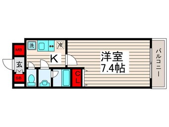 間取図 ﾕﾘｶﾛｾﾞ西新井(602)