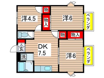 間取図 シティハイツ都