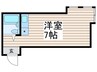 テクノ西新井 1Rの間取り