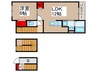 サンライズ 1LDKの間取り