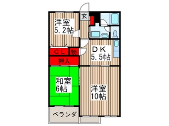 間取図 メゾン・ドゥ・アンソレイ