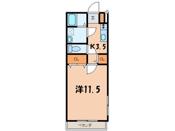 間取図 コンフォ－ト鷺沼