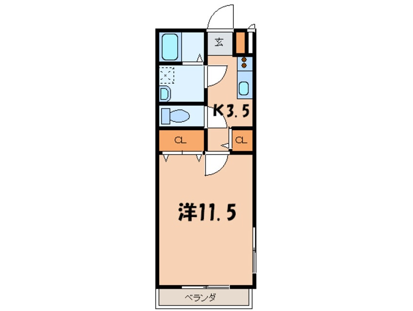 間取図 コンフォ－ト鷺沼