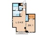 Refino 1LDKの間取り