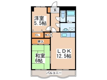 間取図 HASHIMOTO　GARDEN　COURT